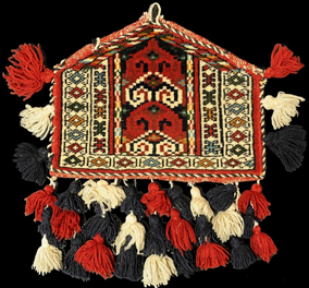 12135 Antique ornament from handmade carpet