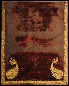 13429 Antique embroidered apron handmade