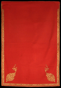 13430 Antique embroidered apron handmade