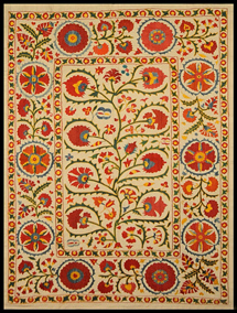 17297 Traditional enbroidered fabric handmade