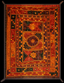 18885-10 Handmade embroidered fabric
