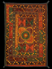 18885-5 Handmade embroidered fabric