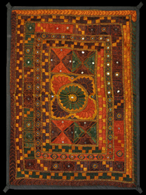 18885-1 Handmade embroidered fabric