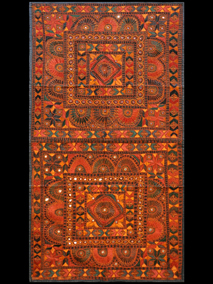 18886-1 Handmade embroidered fabric