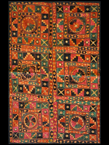 18888-1 Handmade embroidered fabric