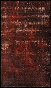 20451 Handmade carpet aged and dyed