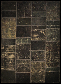 20704 Handmade carpet aged and dyed