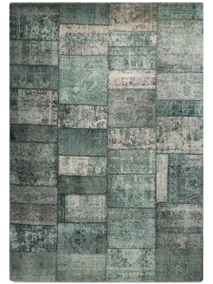 22101 Handmade carpet aged and dyed