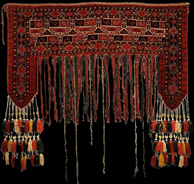 05427 Adorno de alfombra manual antigua