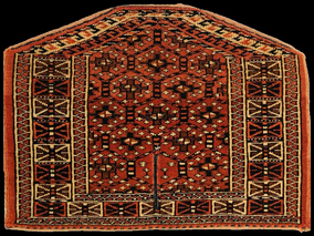 12795 Adorno de alfombra manual antigua