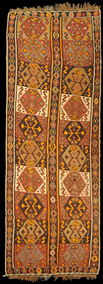 13137 Kilim manual antiguo