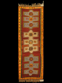 13138 Kilim manual antiguo