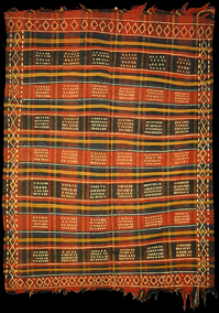 13142 Kilim manual antiguo